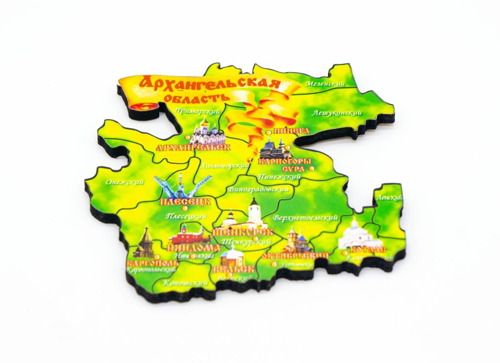 Карта Архангельской области