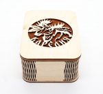 Шкатулка резная прямоугольная